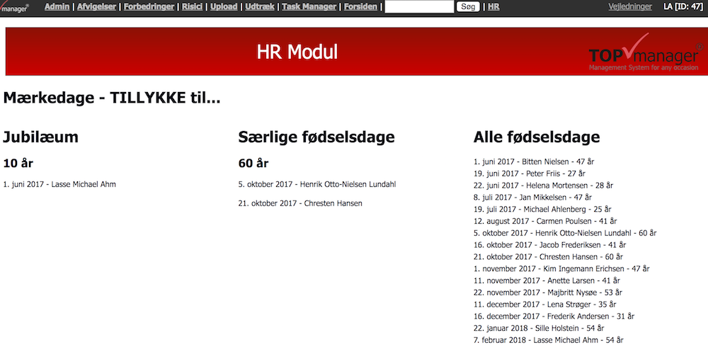 Krydsreference matrix