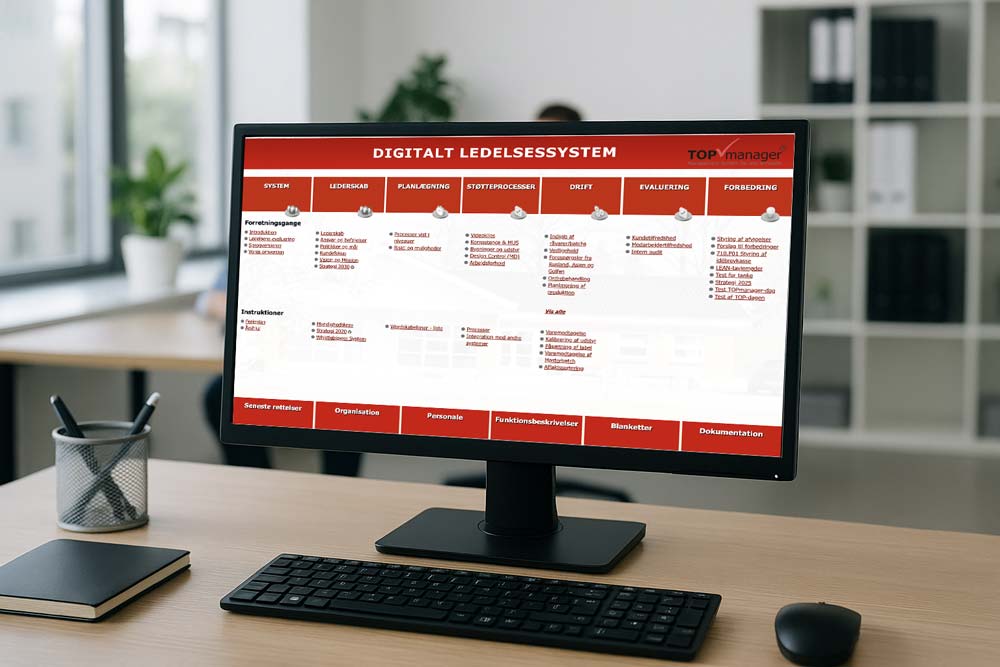 Digitalt Ledelsessystem fra TOPmanager® – Fremtidens Cloud-Løsning Digitalt Ledelsessystem fra TOPmanager® – Fremtidens Cloud-Løsning