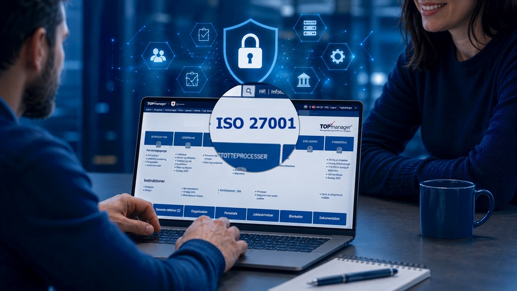 ISMS-system til ISO 27001 og informationssikkerhed